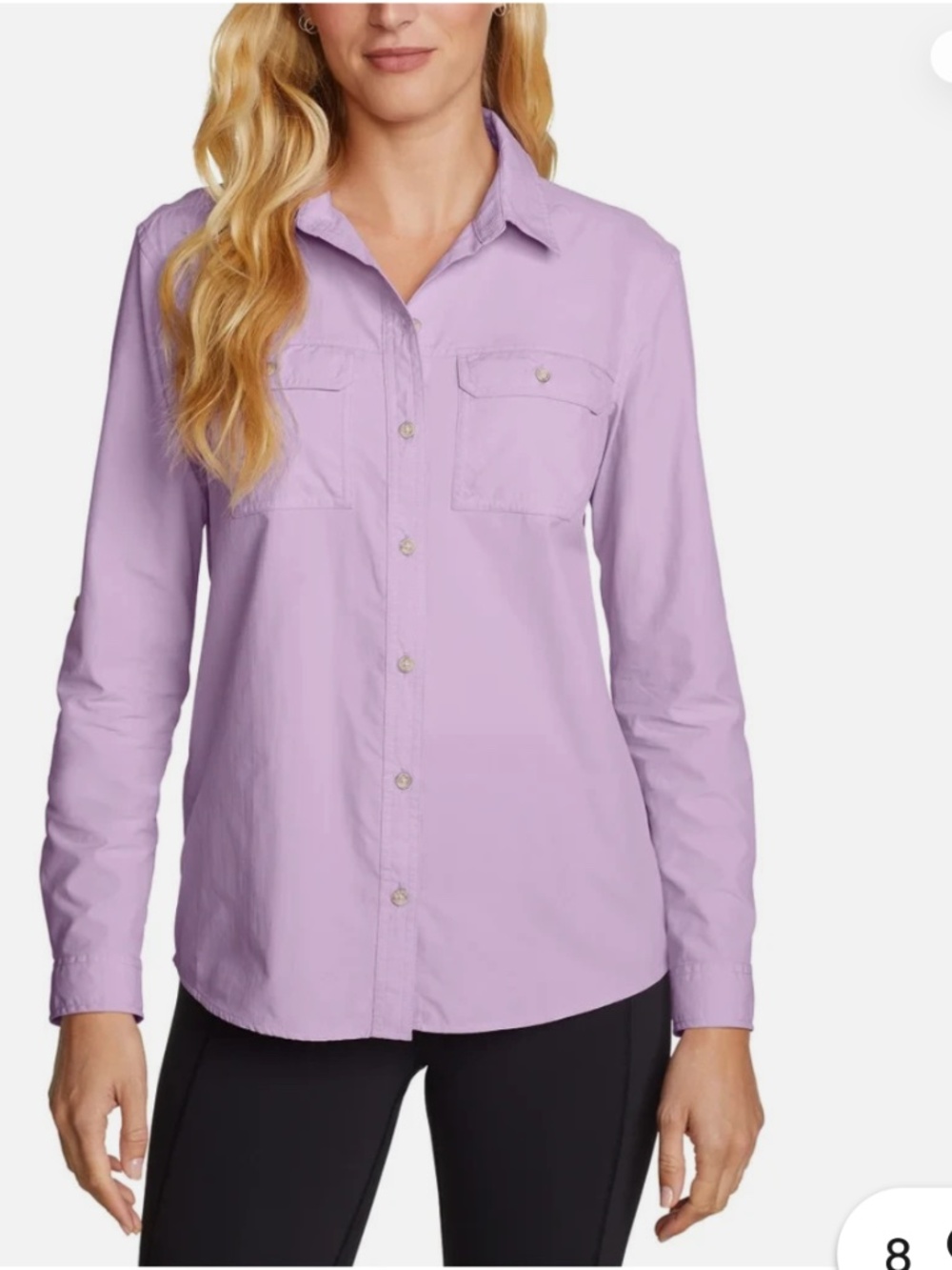 Eddie Bauer Ripstop Long Sleeve sz L